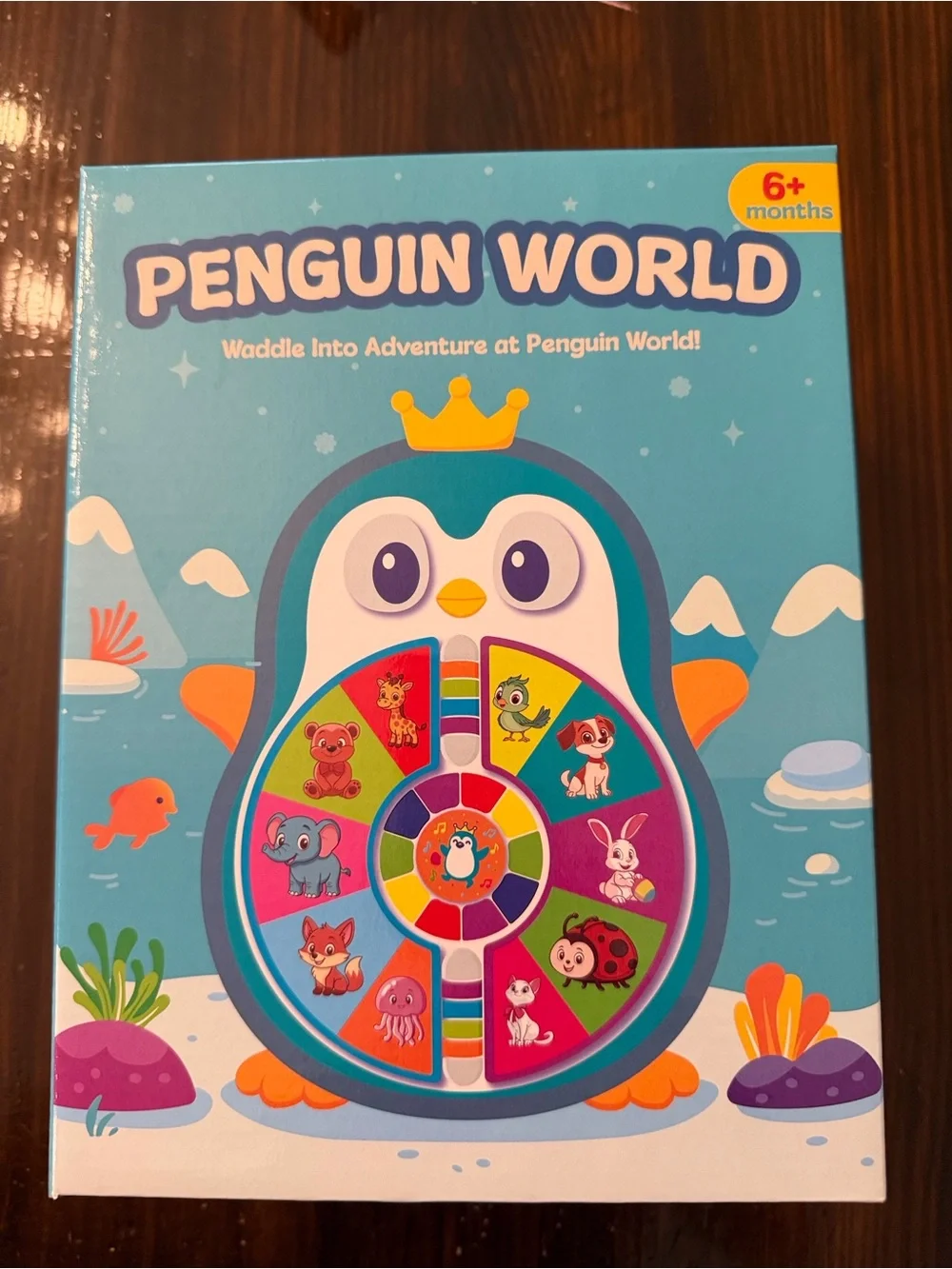 Original Penguin Penguin World Spinner Toy - Teal, Orange, Yellow, Purple
